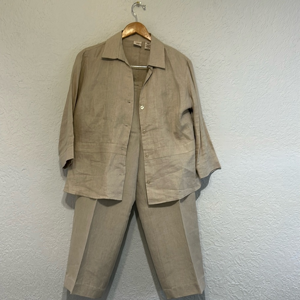 Color beige size 14 petite brand Covington